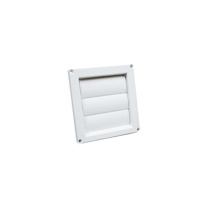 Grille rejet d’air 154 x 154 mm | Réseau PVC centrale Drainvac Hazz