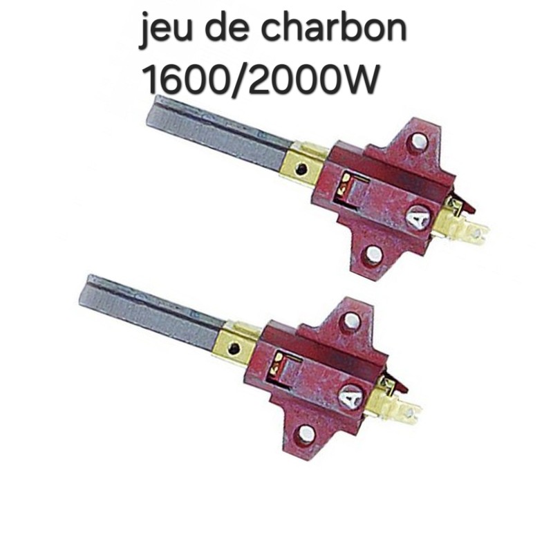 Jeu de charbons moteur Domel | Pièces de rechange Drainvac Hazz