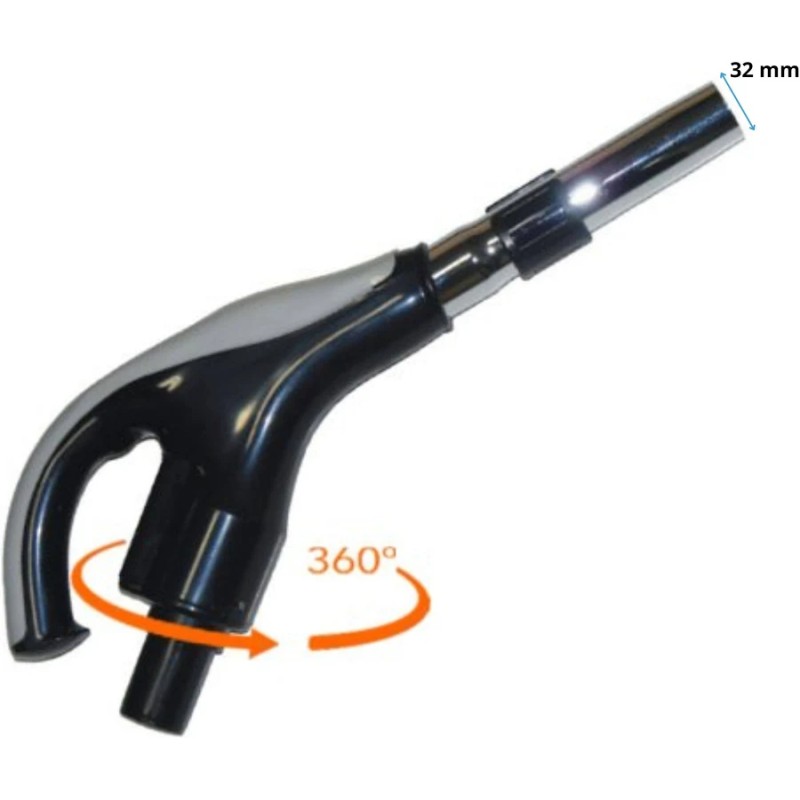 Poignée flexible rétractable aspiration | Drainvac Haaz - Accessoire centrale d'aspiration