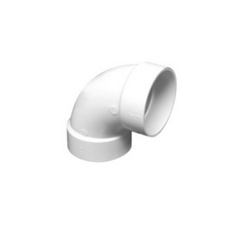 Coude court | Réseau PVC centrale d’aspiration Drainvac Hazz